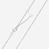 Ina Mar 14K White Gold, Diamond 0.84ct.twd Cluster Pendant Necklace IMKGK40