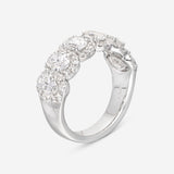 Ina Mar 18K White Gold, Diamond 2.39ct.tw Cluster Ring IMKGK07
