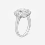 Ina Mar 18K White Gold, Diamond 1.46ct. twd Engagement Ring IMKGK08