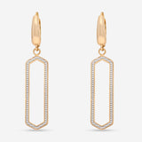 Ina Mar 14K Yellow & White Gold Geometric Dangle Earrings E13402K4YW