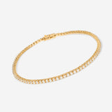 Ina Mar 14K Yellow Gold 1.80ct.tw. Diamond Tennis Bracelet EM-005