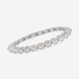 Ina Mar 18K White Gold Diamond 7.68ct.twd. Bracelet IMKGK37
