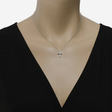 Tresorra 18K White Gold, Diamond 0.28ct. tw. Cross Pendant Necklace K0610P43 - THE SOLIST