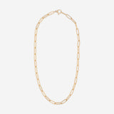 Ina Mar 14K Yellow Gold Square Tube Paperclip Necklace SGN13058K4Y