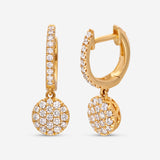 Ina Mar 14K Yellow Gold, Diamonds 0.54ct.tw. Drop Earrings CN/557758