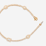 Ina Mar 14K Yellow Gold Multi Shape Diamond 3.20ct. twd. Tennis Bracelet CN/567043