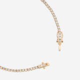 Ina Mar 14K Yellow Gold 1.80ct.tw. Diamond Tennis Bracelet EM-005